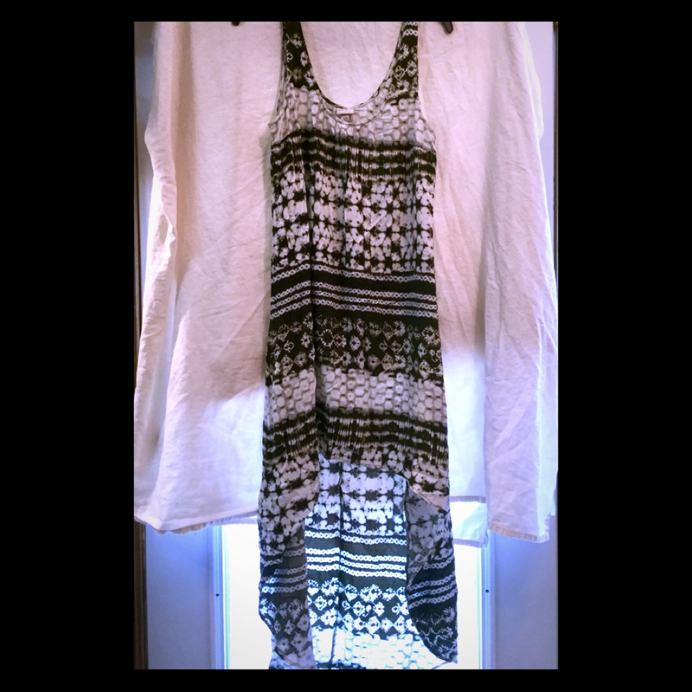 Merona Olive High Low Sun Dress